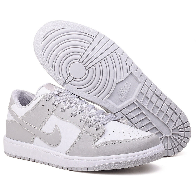 DUNK LOW - BRANCO/CINZA